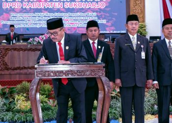 DPRD Sukoharjo Umumkan Akhir Masa Jabatan Bupati Periode 2021-2025