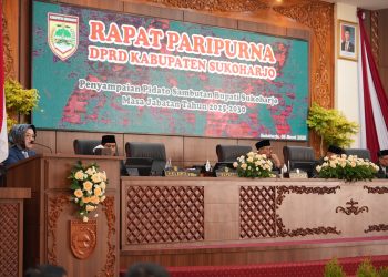 Bupati Sukoharjo Sampaikan Pidato Perdana dan Paparkan Program Unggulan Di DPRD Usai Dilantik