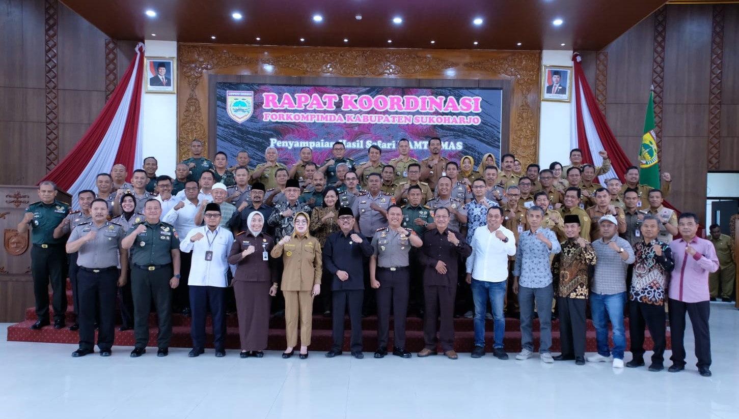 Bahas Sejumlah Isu, DPRD Sukoharjo Gelar Rakor Forkopimda