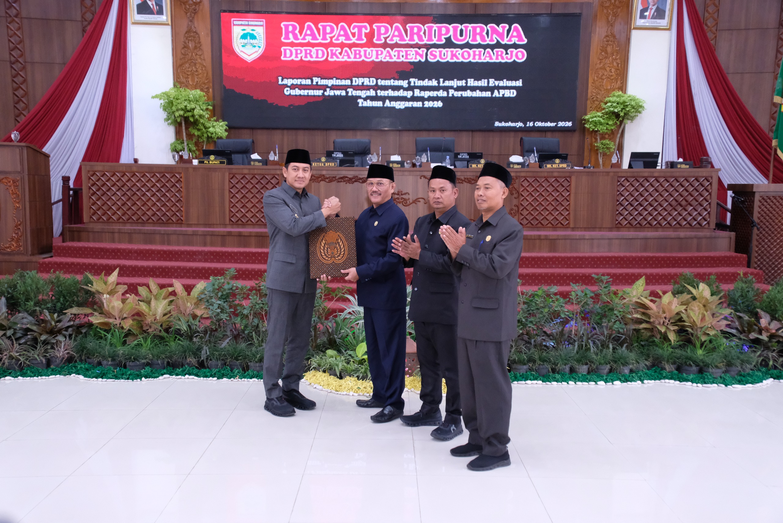 DPRD Gelar Rapat Paripurna Tindaklanjut Hasil Evaluasi Gubernur Raperda Perubahan APBD 2026