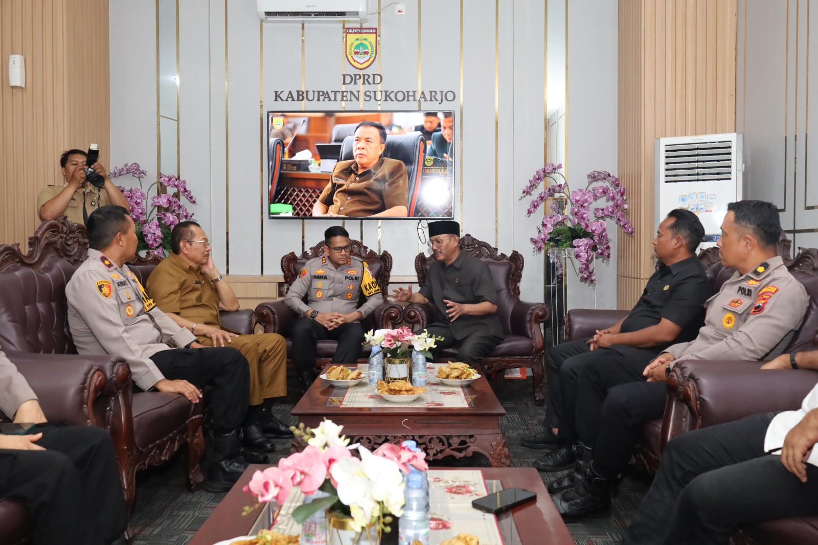 Pimpinan DPRD Sukoharjo Terima Kunjungan Kapolres Baru